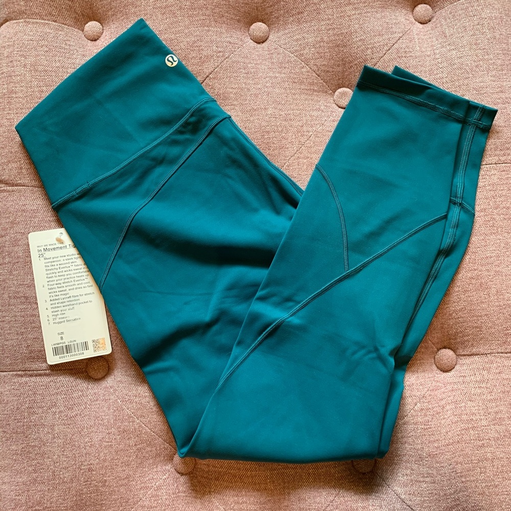 NWT* 🍋 Lululemon In motion tight 25” *RARE